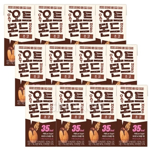롯데칠성음료 오트몬드 저당 초코 190ml (12개)