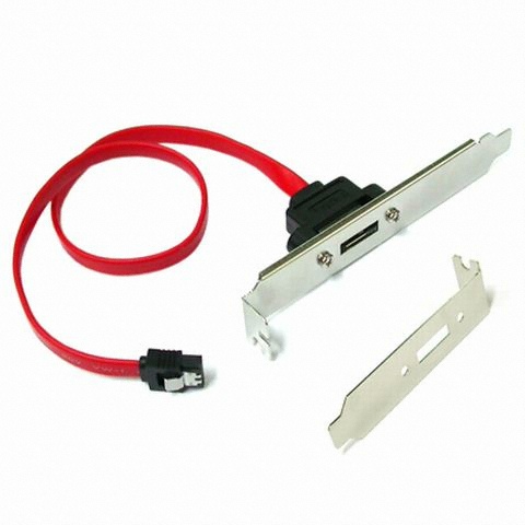 강원전자 NETmate SATA to eSATA 1포트 브라켓 0.4m (NM-SATA B1)_이미지
