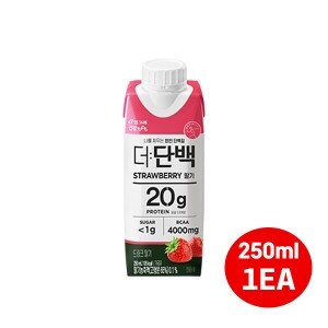 빙그레 더단백 드링크 딸기 250ml
