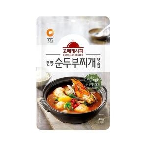 고메레시피 짬뽕 순두부찌개 양념 140g 5개