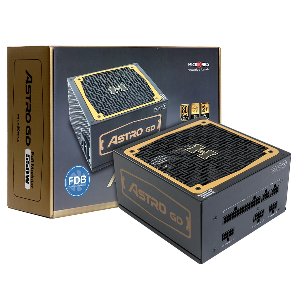 마이크로닉스 ASTRO GD 550W 80PLUS골드 풀모듈러 FDB