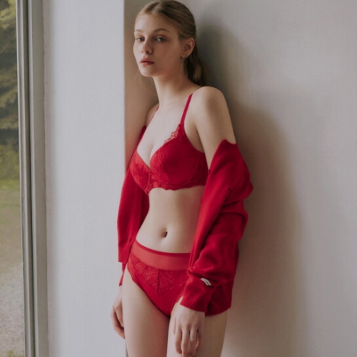 비너스 CD컵+레이스 오르화 딜라잇 3D패드브라+레이스팬티세트 OBR5942CD OPT5942S_이미지