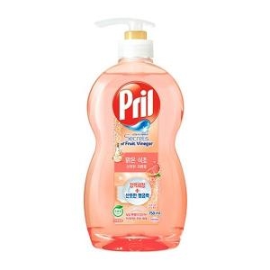 프릴 맑은식초 주방세제 상큼한 라임 750ml (6개)_이미지