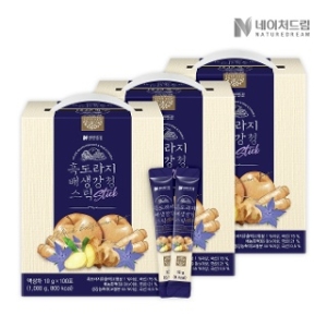 네이처드림 흑도라지 배 생강 청 스틱 10g 100포 (3개)_이미지