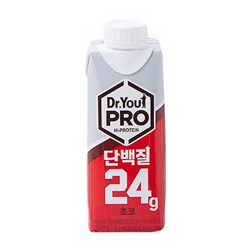오리온 닥터유 단백질 프로 드링크 초코 250ml (1개)