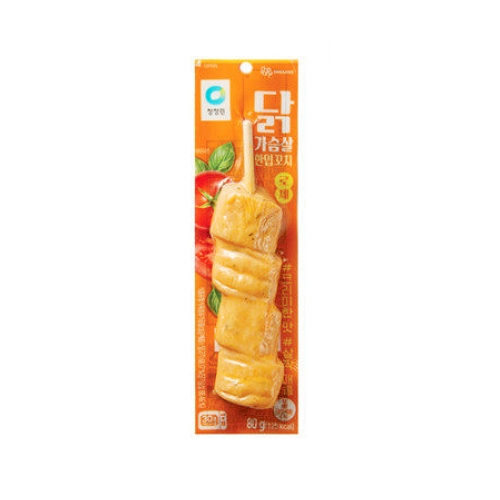 대상 청정원 닭가슴살 한 입 꼬치 로제 80g (10개)_이미지