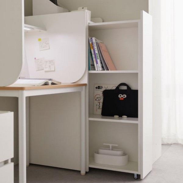 포더홈 스터디온 집중력 슬라이딩 3단 책장 300_이미지