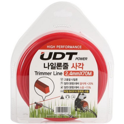 UDT 나일론줄 사각형 2.4mm (70m)