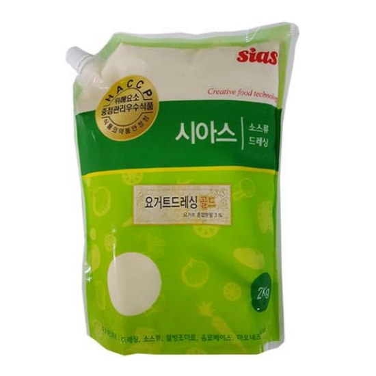 시아스 요거트 드레싱 골드 2kg