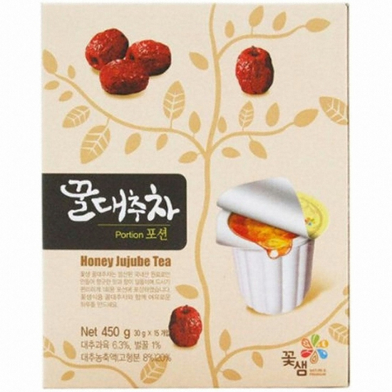 꽃샘식품 꿀대추차 포션 15T (1개)_이미지