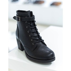 무크 여성 6CM 데일리 워커 굽몰드형 부츠 322608 GA 1022_이미지