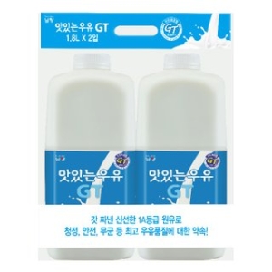 남양유업 맛있는우유 GT 1.8L (2개)_이미지