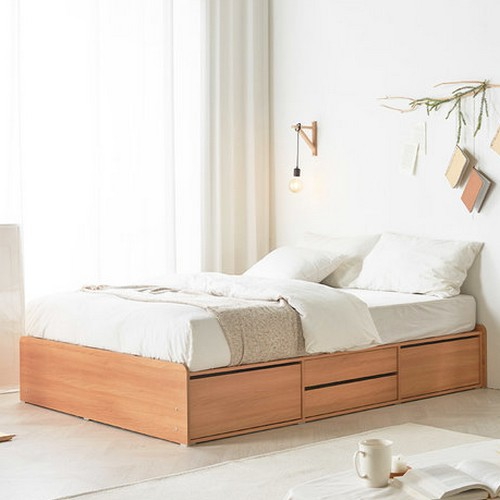 파로마 딜라잇 무헤드 통수납 침대 SS (매트별도)_이미지