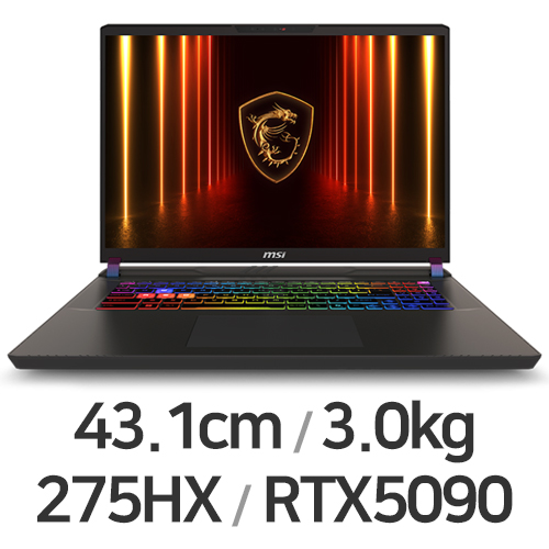 MSI 벡터 17 HX AI A2XWJG-U9 QHD+ W11 (SSD 2TB)