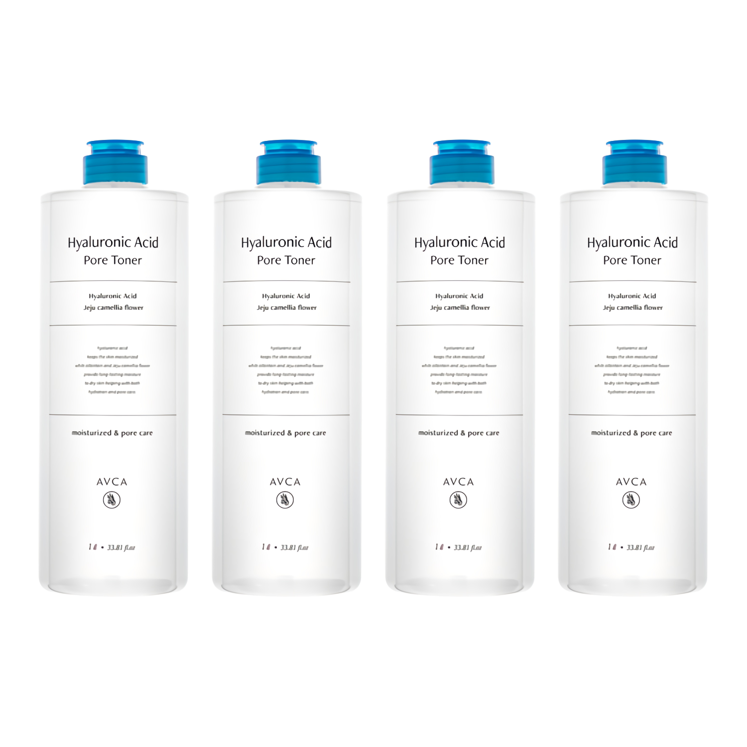 아브카 저분자 히알루론산 대용량 모공 토너 1000ml (4개)_이미지