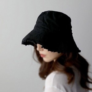 오너클랜 JW02  + 빈티지 느낌 수술 코튼 넓은 챙 버킷햇 벙거지 모자 S84 W7A35CC_이미지