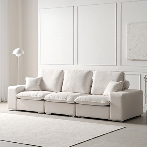 히트가구 메리 패브릭 소파 4인용 (스툴포함)_이미지