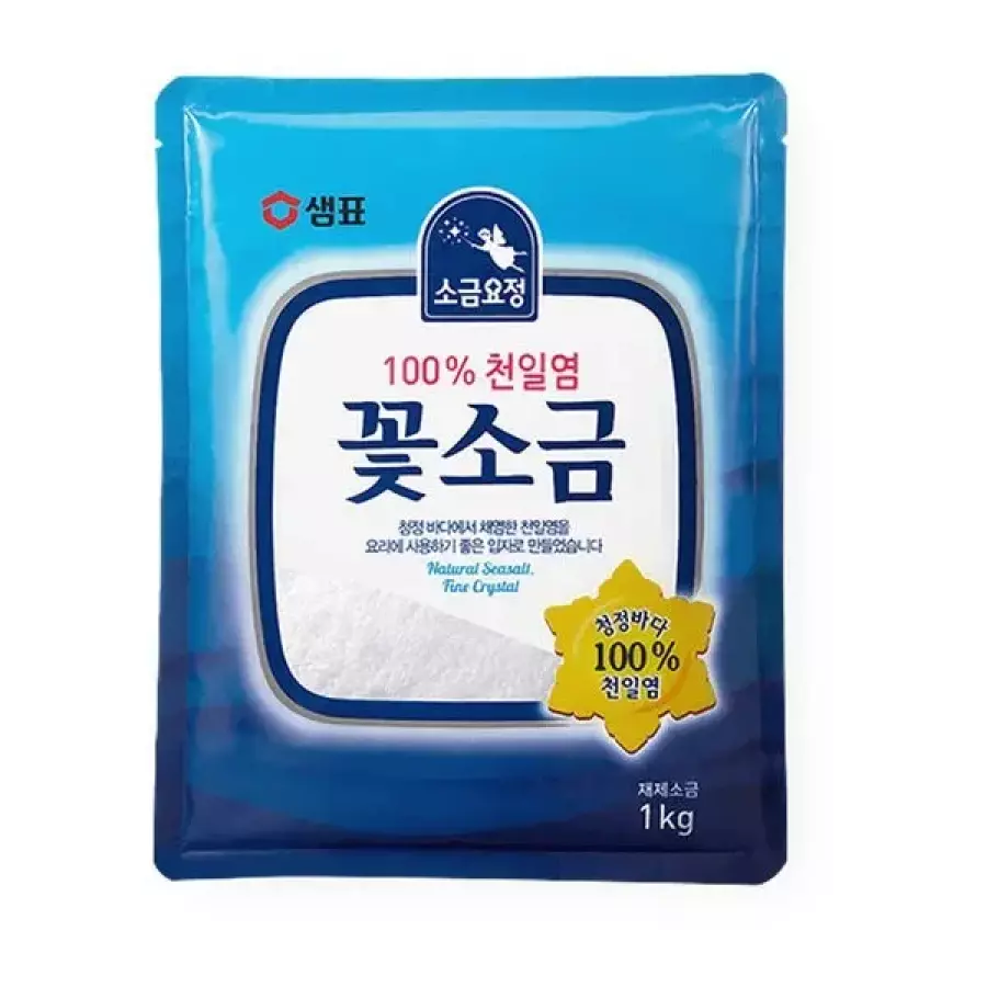 샘표 소금요정 꽃소금 1kg (6개)_이미지