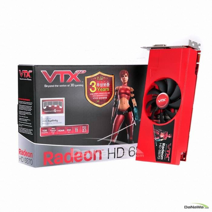 VTX3D �󵥿� HD 6870 2DH D5 1GB ��Ʋ�ʵ�3