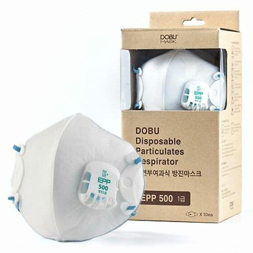도부라이프텍 안면부 여과식 방진 마스크 EPP-500 (10개)_이미지