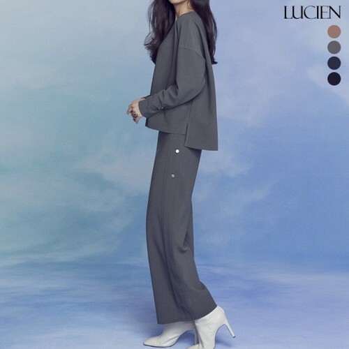 루시앙 여성 크레이프 컴포터블 셋업 2종 SET_이미지