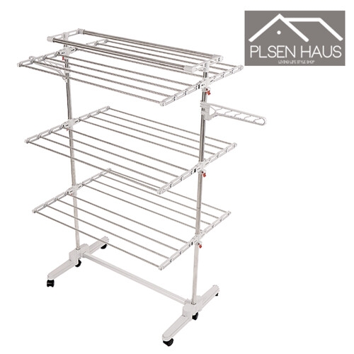 모던홈 접이식 이동형 건조대 6단 플러스