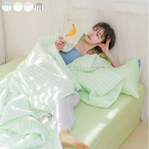 믹스앤매치 썸머 레이 냉감 모달 여름 누비이불이미지입니다. 누르면 해당 게시물로 새창이동합니다.