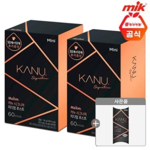 동서식품 맥심 카누 시그니처 미디엄 미니 60T 2개+시그니처2T랜덤_이미지
