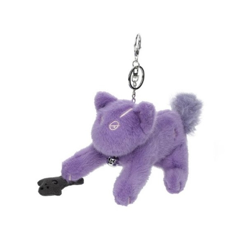 와키윌리 KQJ WA2501TC04PU 레오 키링 퍼플_이미지