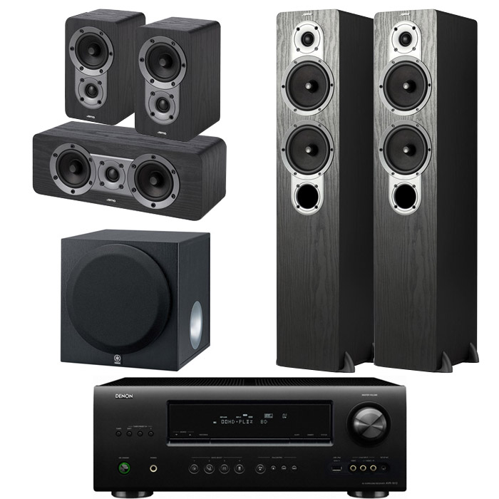 야모 S426 5.1채널 + 데논 AV리시버 (AVR-1612, YST-SW012)