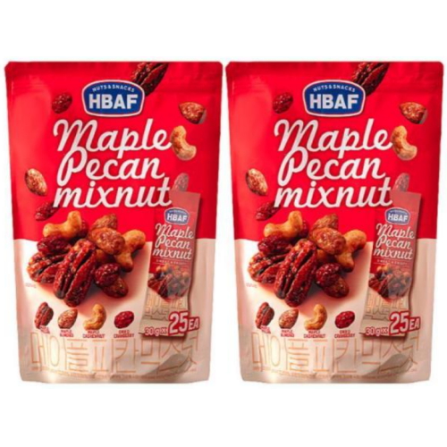 HBAF 메이플 피칸 믹스넛 750g (2개)_이미지