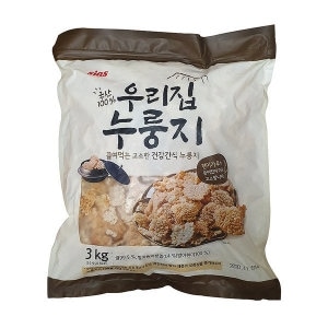 시아스 국산100 우리집<b>누룽지</b> <b>3kg</b>
