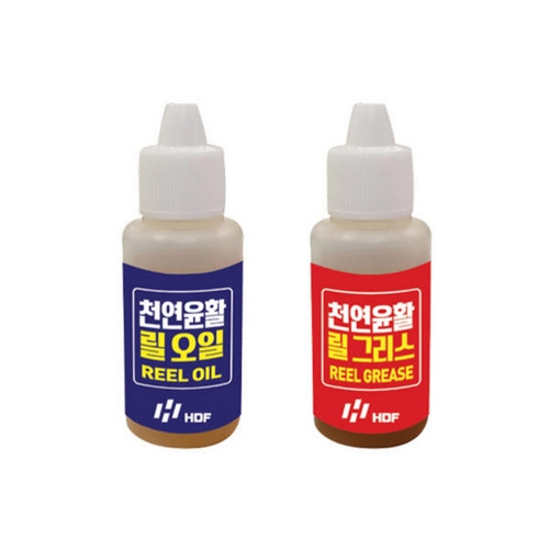 해동조구사 HDF HA-1126 릴 오일 그리스 세트 15ml