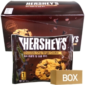 허쉬 초콜릿칩 싱글 쿠키 50g (60개)_이미지