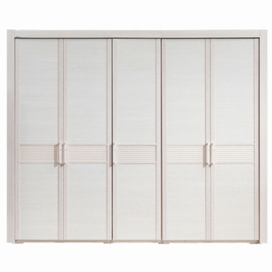 장인가구 아이브 러브화이트 옷장세트 행거형 (260cm)_이미지