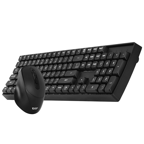 darkFlash CK104 무선 기계식 키보드 마우스 세트 블랙 (적축)_이미지