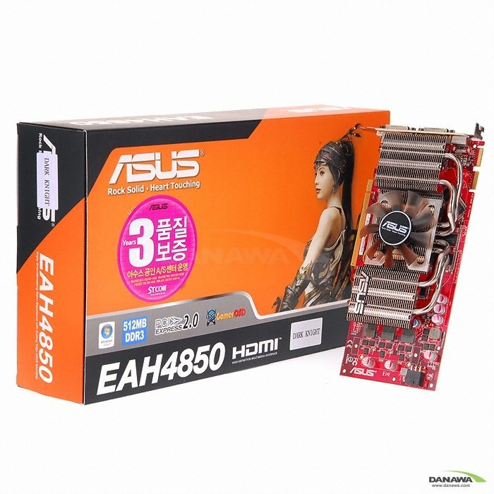 ASUS 라데온 HD 4850 EAH4850 DARK KNIGHT 512MB_이미지