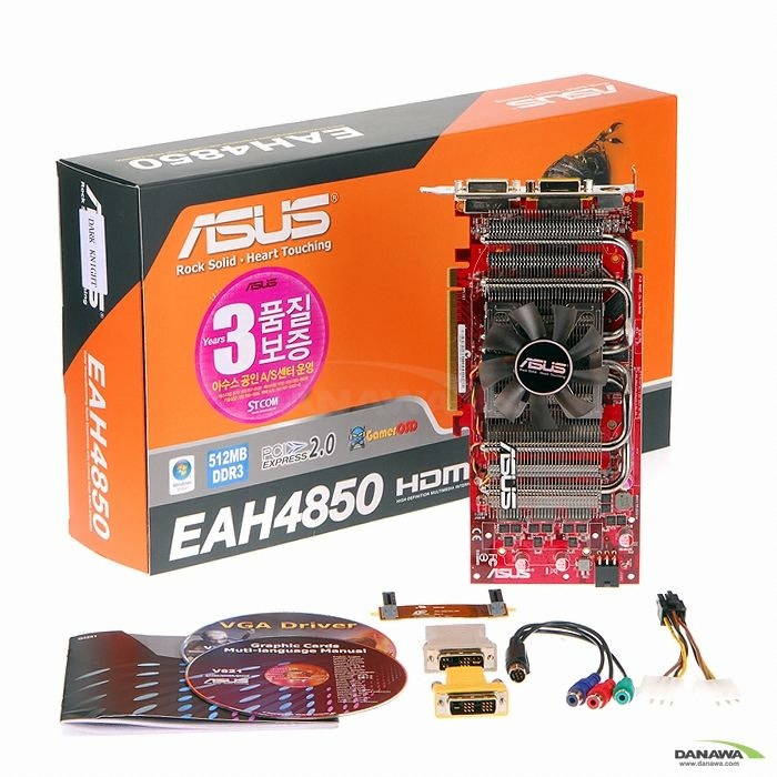 ASUS 라데온 HD 4850 EAH4850 DARK KNIGHT 512MB_이미지