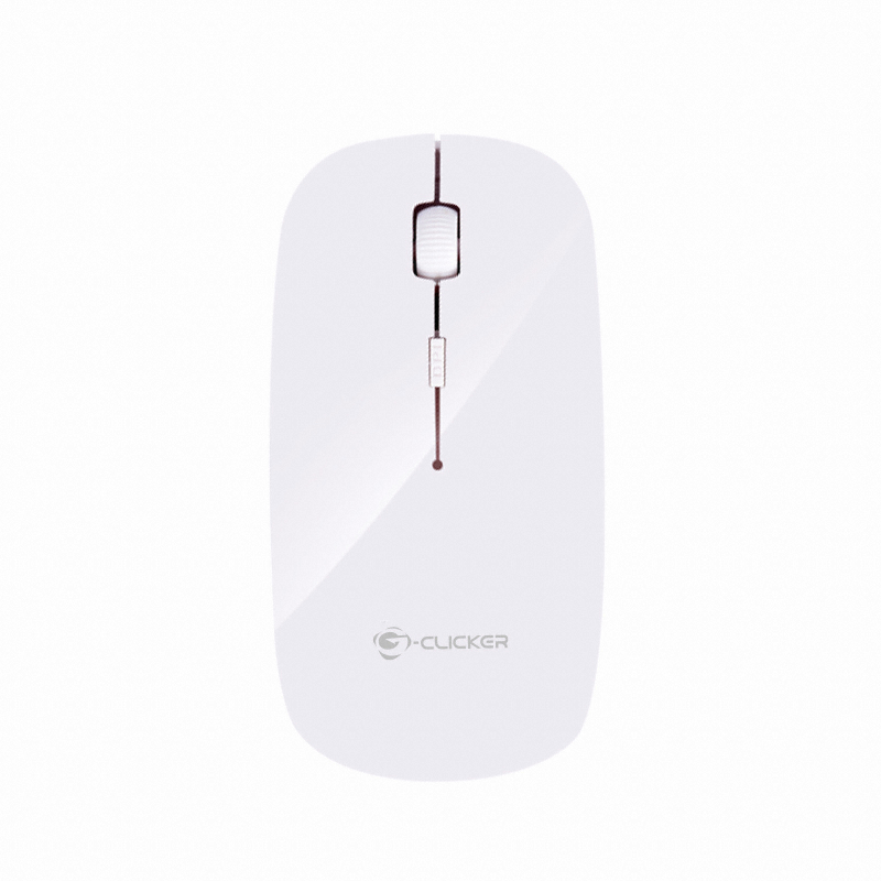 지클릭커 G-Clicker T20 무소음 무선 마우스 (화이트)_이미지