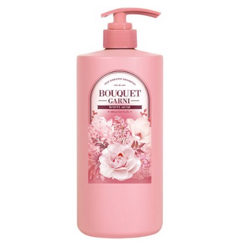 부케가르니 실크 케라틴 샴푸 화이트머스크 1000ml (2개)_이미지
