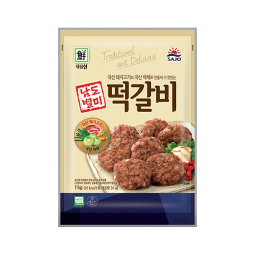 사조대림 대림선 남도별미 떡갈비 1Kg (1개)_이미지