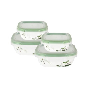 스냅웨어 에메랄드리브 정사각 4종 세트