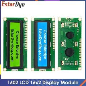 키드 코딩 LCD1602 1602 LCD 모듈 블루 옐로우 그린 스크린 16x2 문자 디스플레이 PCF8574T PCF85