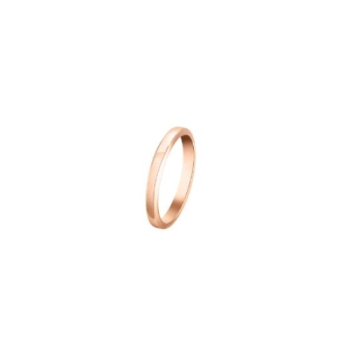 뚜쥬르 웨딩 밴드, 2.5mm 18K 핑크 골드 VCARA89700