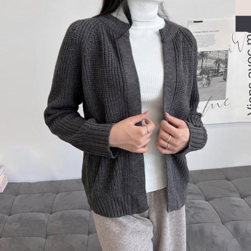 라일리 Rly 2L-UPP 1014 여자라운드 오픈니트가디건 S13528197_이미지