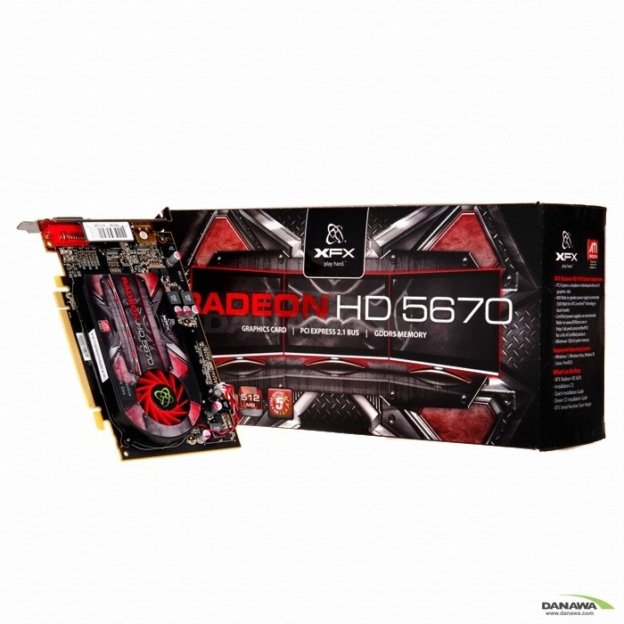 XFX �󵥿� HD 5670 D5 512MB