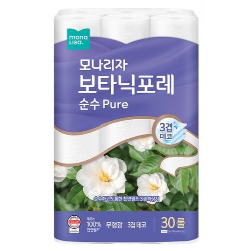 모나리자 보타닉포레 순수 27m (30롤) (2팩)_이미지
