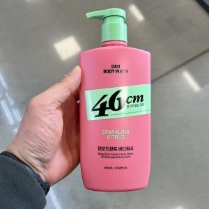 LG생활건강 온더바디 46cm 약산성 데오드란트 바디워시 스파클링 시트러스향 600ml (1개)_이미지