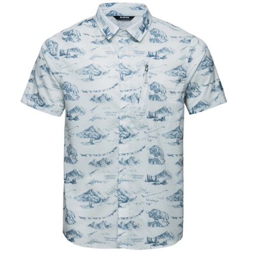 블랙야크 시어서커 반팔 셔츠 1BYYSMU002EC_이미지