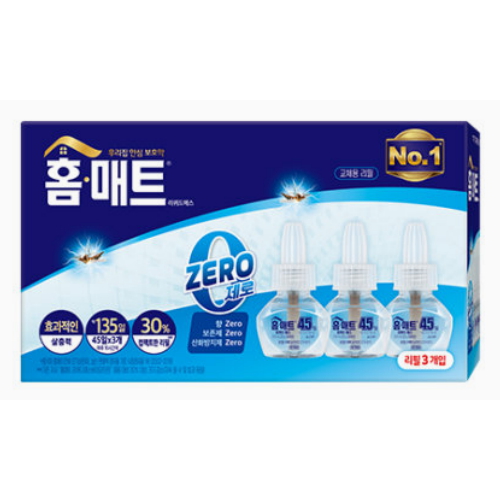 홈매트 리퀴드 에스 제로 리필 45일 x 3개 (1개)_이미지